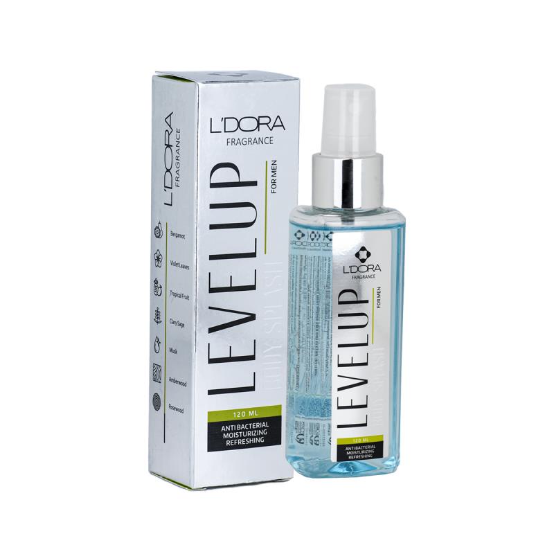 اسپری خوشبوکننده بدن مردانه مدل Level up لدورا فرگرنس 120 میلی لیتر1 اسپری خوشبوکننده بدن - Image 1